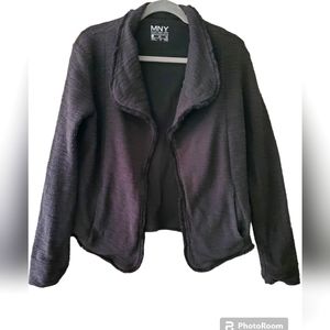 Marc New York Textured Knit Soft Jacket Cardigan Size M